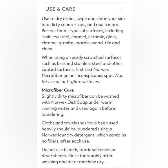 Norwex Kitchen Towel and Kitchen Cloth set of 2 Pomegranate NWOT - Picture 6 of 9